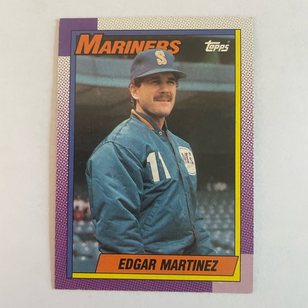 Topps 1990 Edgar Martinez Baseball Card